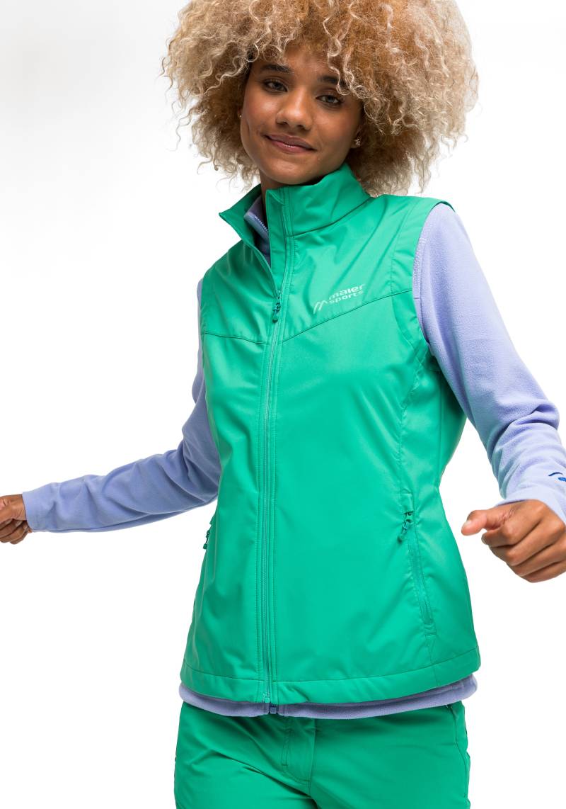 Maier Sports Softshelljacke »Skanden Vest W«, Leichte, sommerliche Softshellweste für Outdoor-Aktivitäten von maier sports