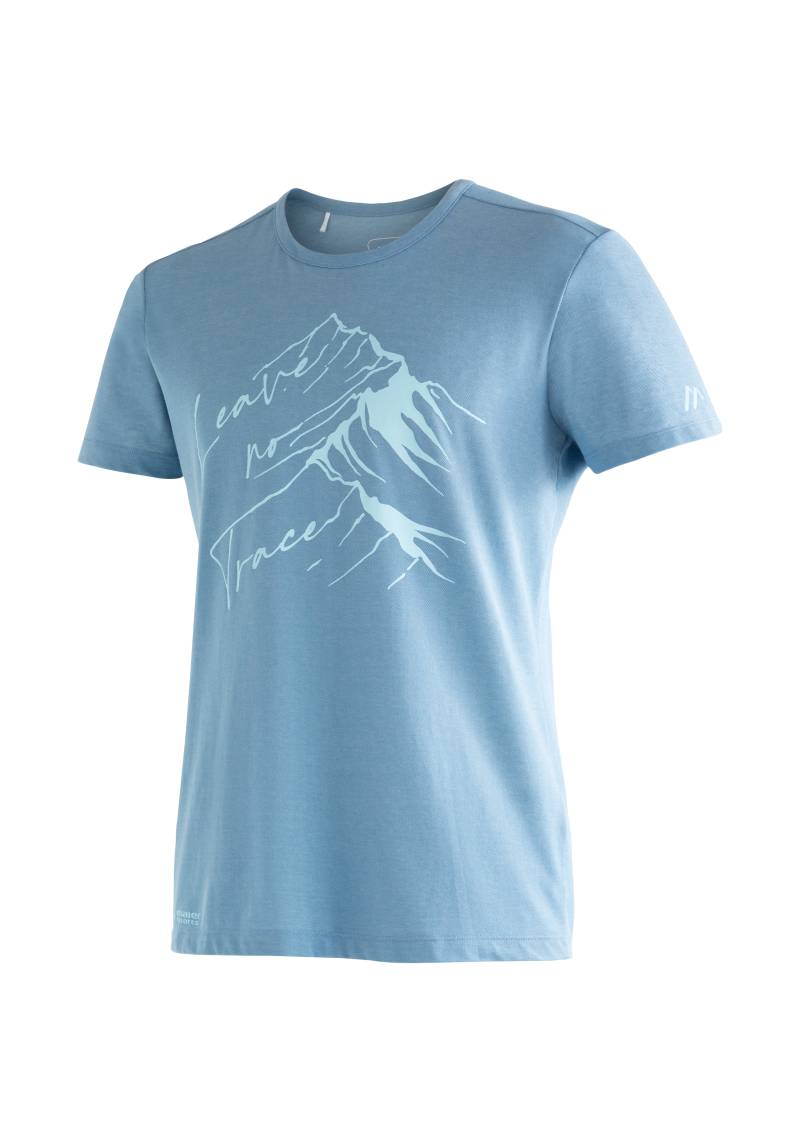 Maier Sports T-Shirt »Burgeis 17 M«, Herren Kurzarmshirt mit Print für Wandern und Freizeit von maier sports