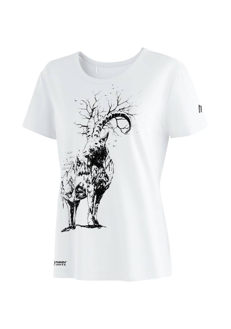 Maier Sports T-Shirt »Burgeis 26 W«, Damen Kurzarmshirt mit Print für Wandern und Freizeit von maier sports