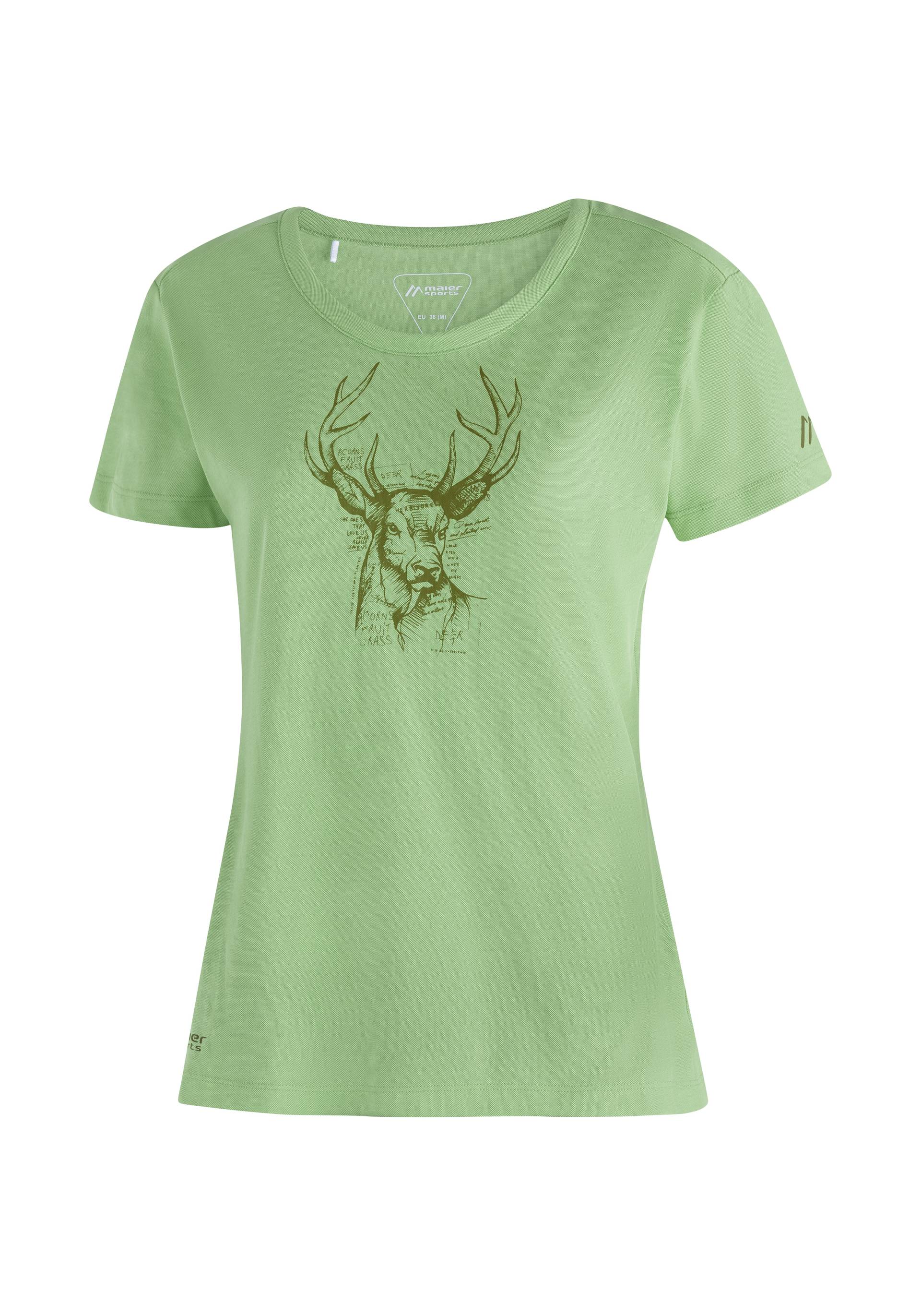 Maier Sports T-Shirt »Larix W«, Damen Funktionsshirt, Freizeitshirt mit Aufdruck von maier sports