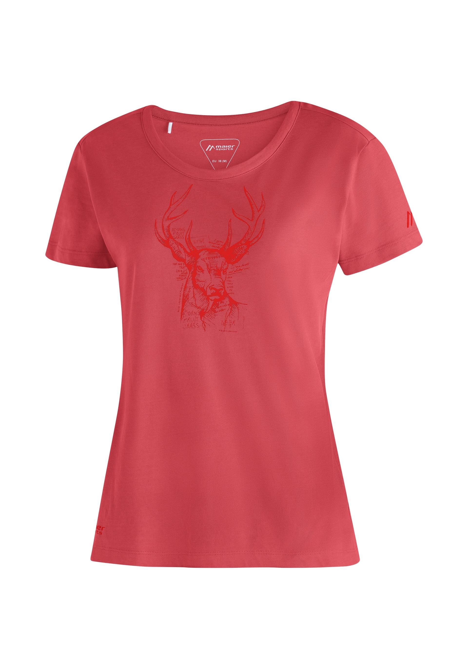 Maier Sports T-Shirt »Larix W«, Damen Funktionsshirt, Freizeitshirt mit Aufdruck von maier sports