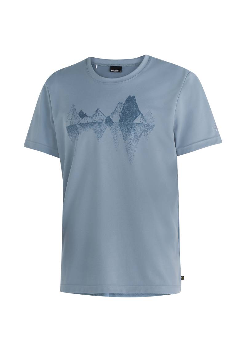 Maier Sports T-Shirt »Tilia Pique M«, Herren Funktionsshirt, Freizeitshirt mit Aufdruck von maier sports