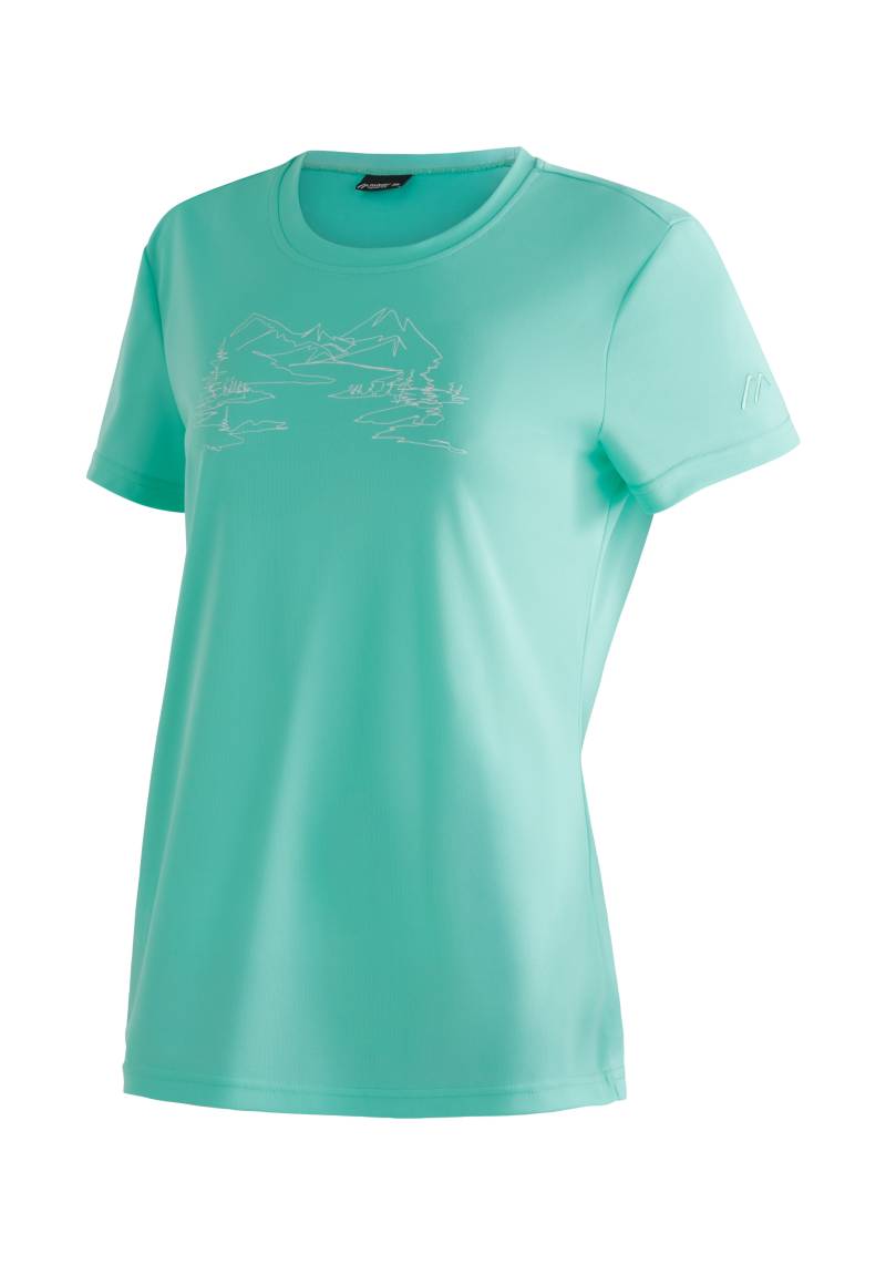 Maier Sports T-Shirt »Wilma Print«, Damen Funktionsshirt, Freizeitshirt mit Aufdruck, Regular Fit von maier sports