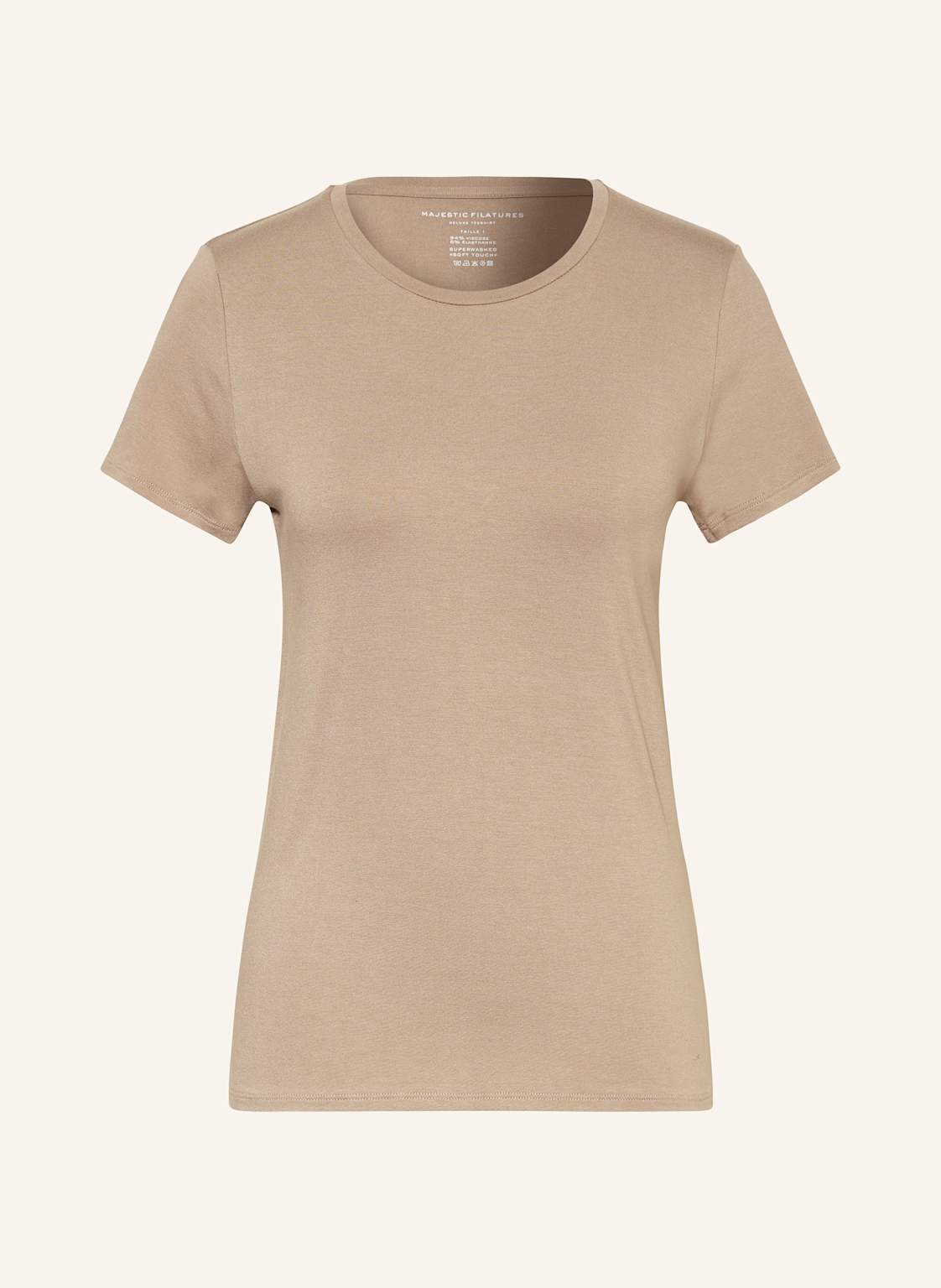 Majestic Filatures T-Shirt beige von majestic filatures