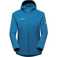 MAMMUT Damen Fleecejacke Madris Light ML Hooded  blau | XL von mammut