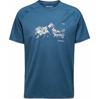 MAMMUT Herren Funktionsshirt Mountain blau | L von mammut