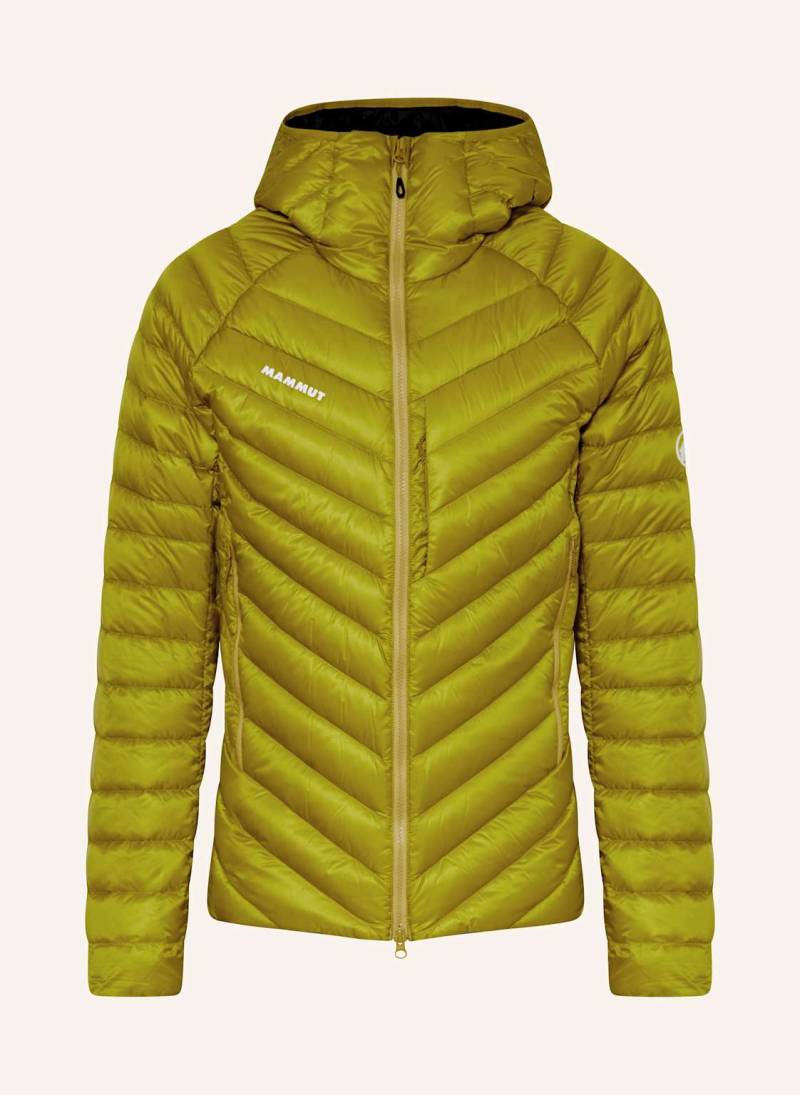 Mammut Daunenjacke Broad Peak Mit Kapuze gelb von mammut