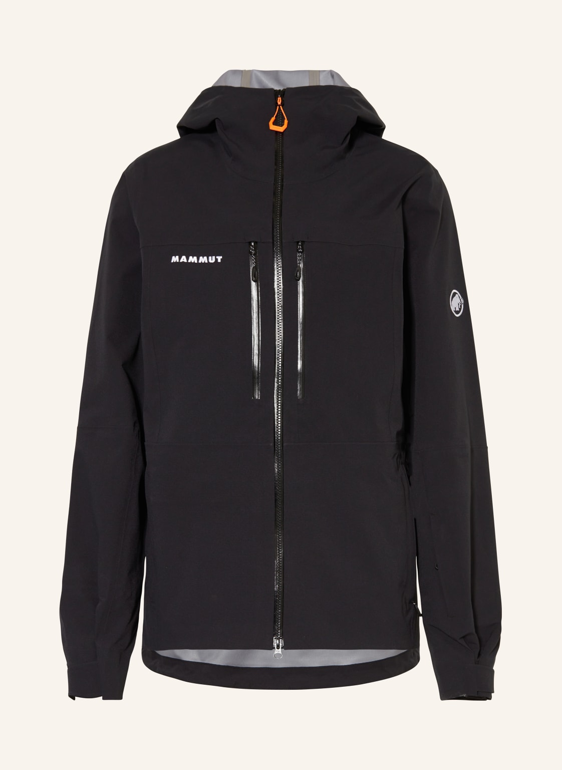 Mammut Hardshelljacke Stoney Mit Kapuze schwarz von mammut