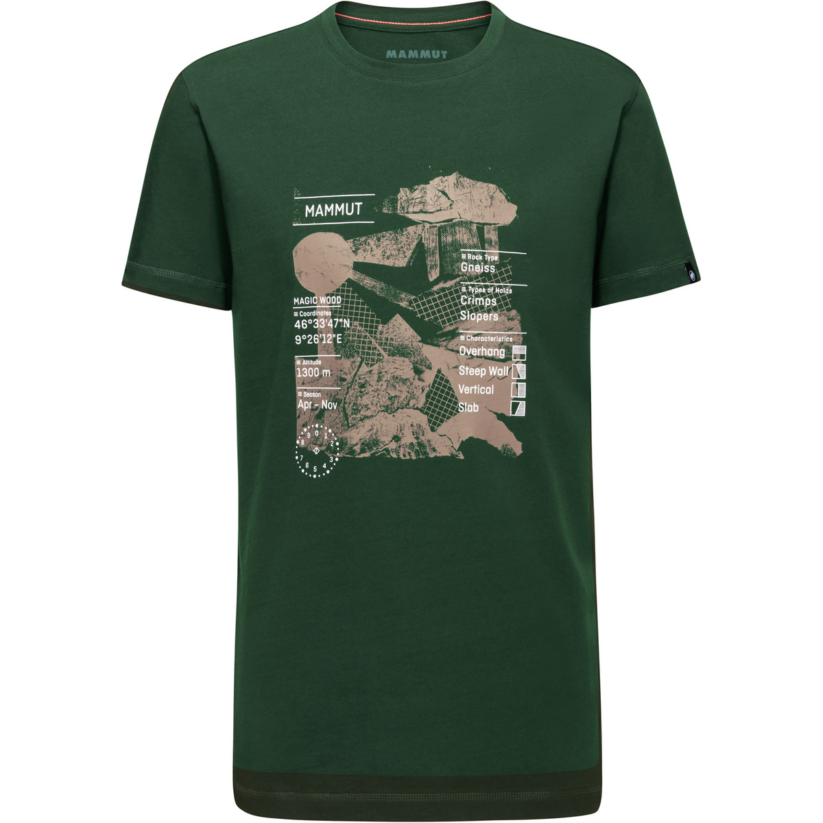 Mammut Herren Massone Rocks T-Shirt von mammut