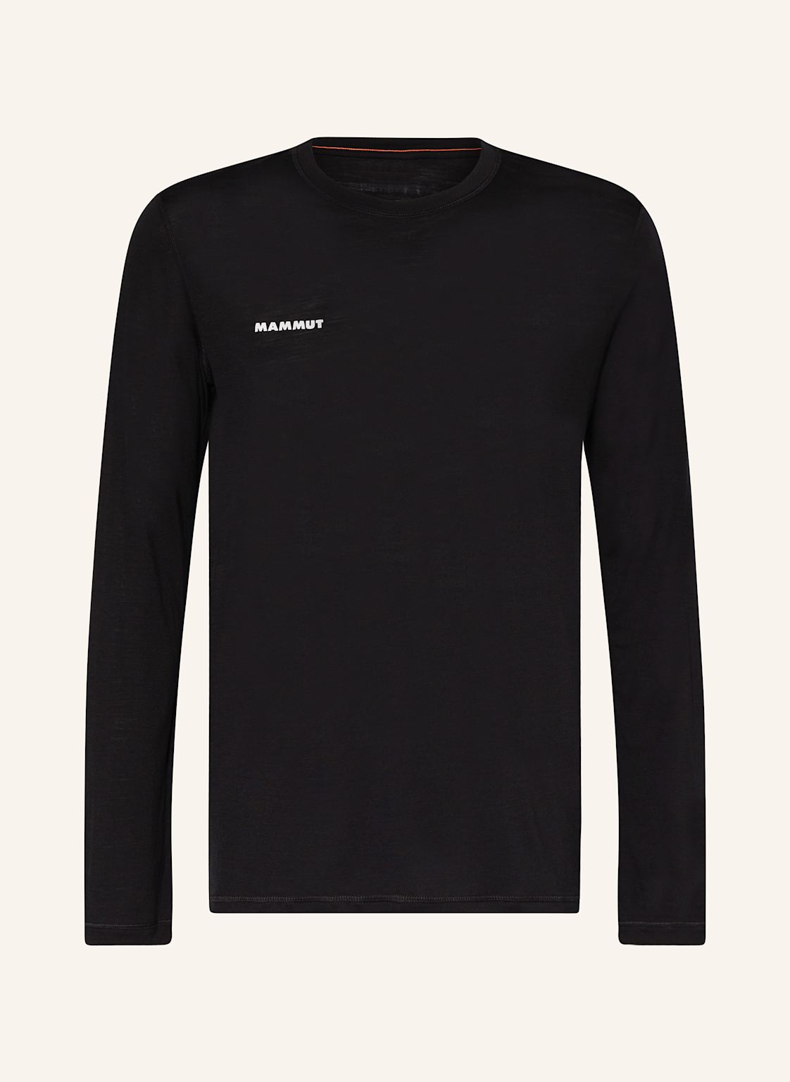 Mammut Longsleeve Tree Wool Fl schwarz von mammut