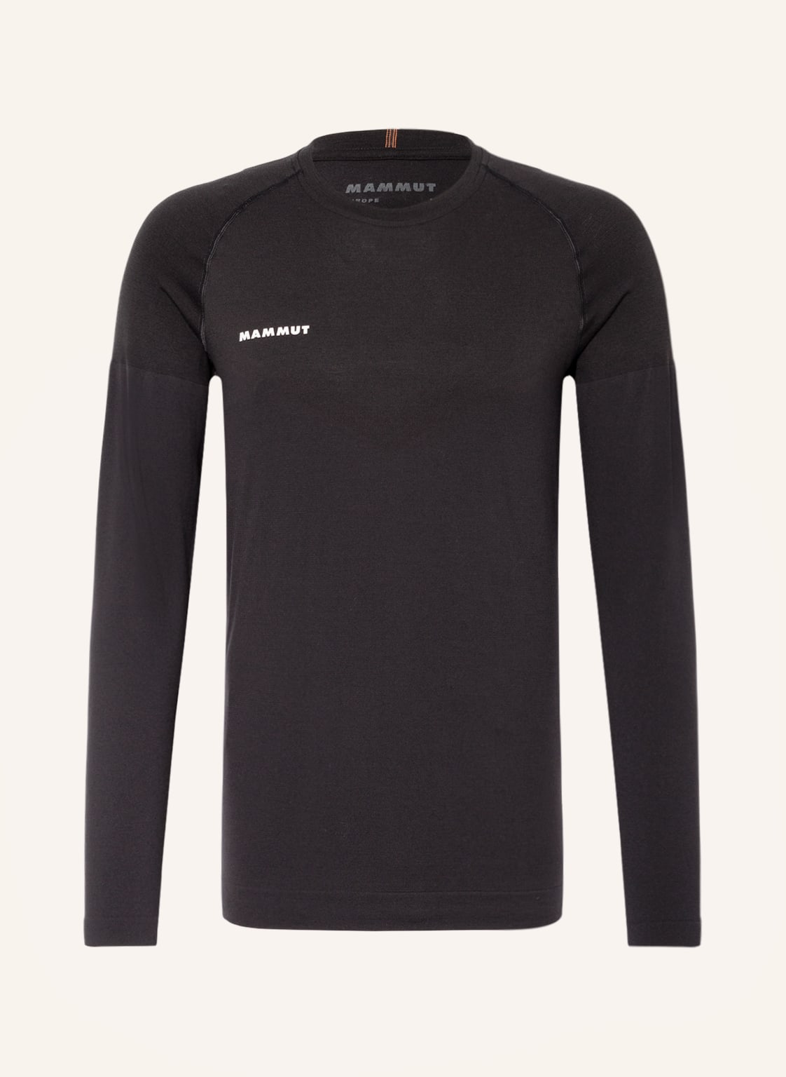 Mammut Longsleeve Trift Mit Merinowolle schwarz von mammut