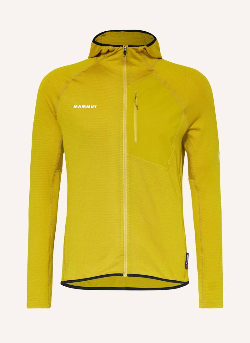 Mammut Midlayer Jacke Aenergy Light Hooded gelb von mammut