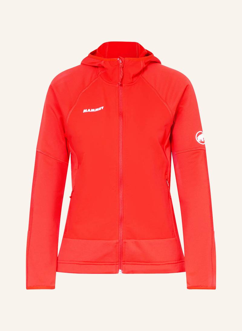 Mammut Midlayer-Jacke Massone Ml Hooded rot von mammut