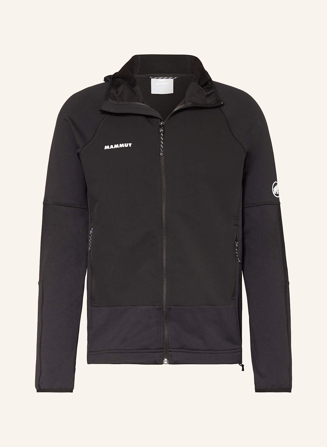 Mammut Midlayer-Jacke Massone Ml Hooded schwarz von mammut