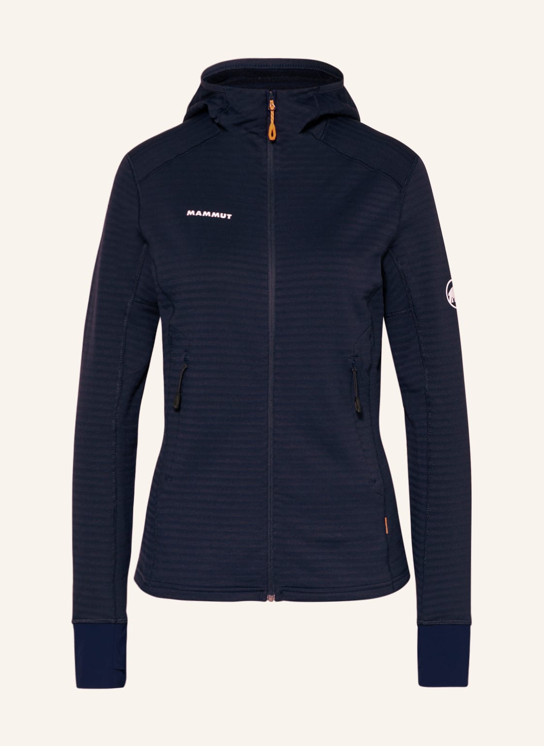 Mammut Midlayer Jacke Taiss Light Mit Kapuze blau von mammut