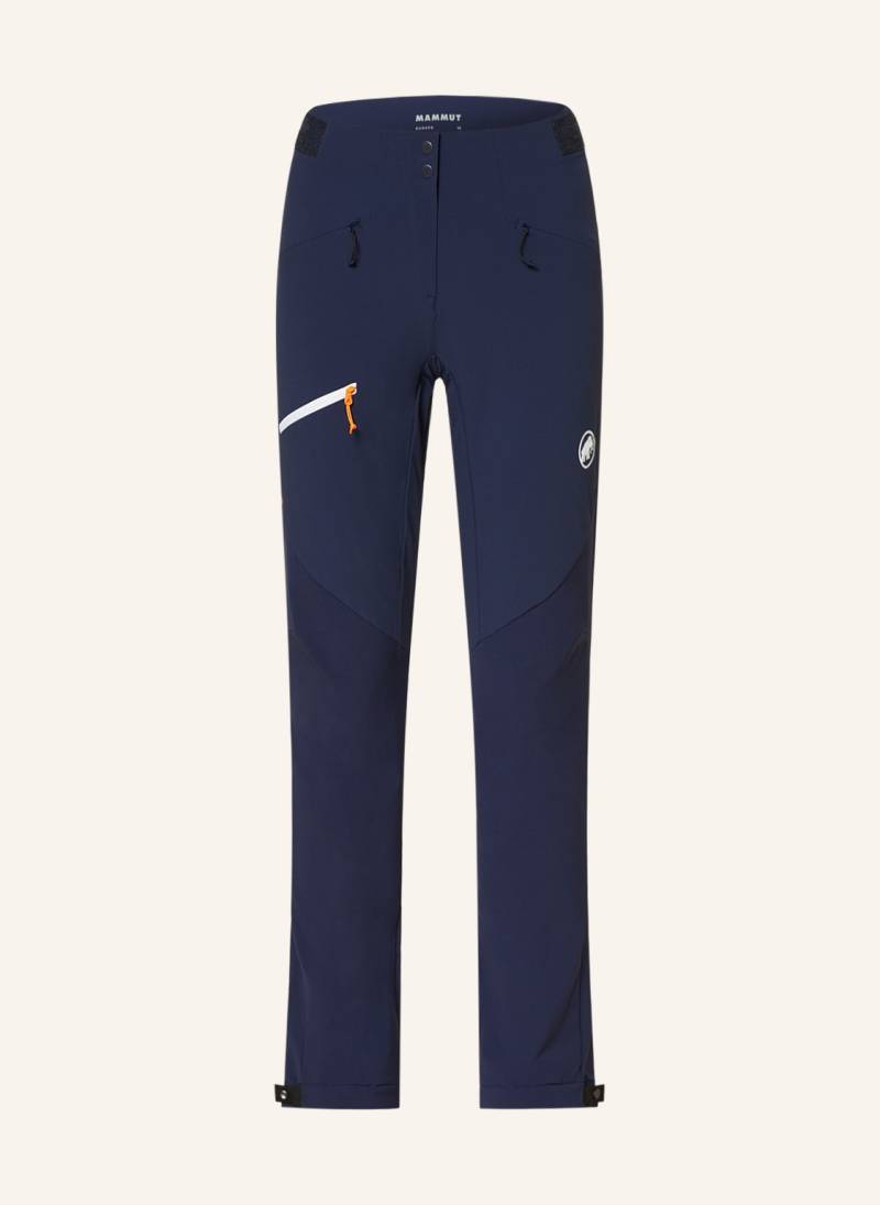 Mammut Softshellhose Courmayeur blau von mammut