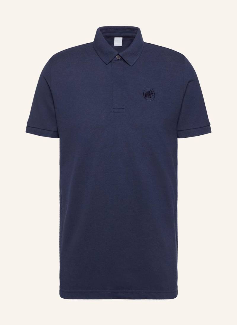 Mammut Piqué-Poloshirt blau von mammut