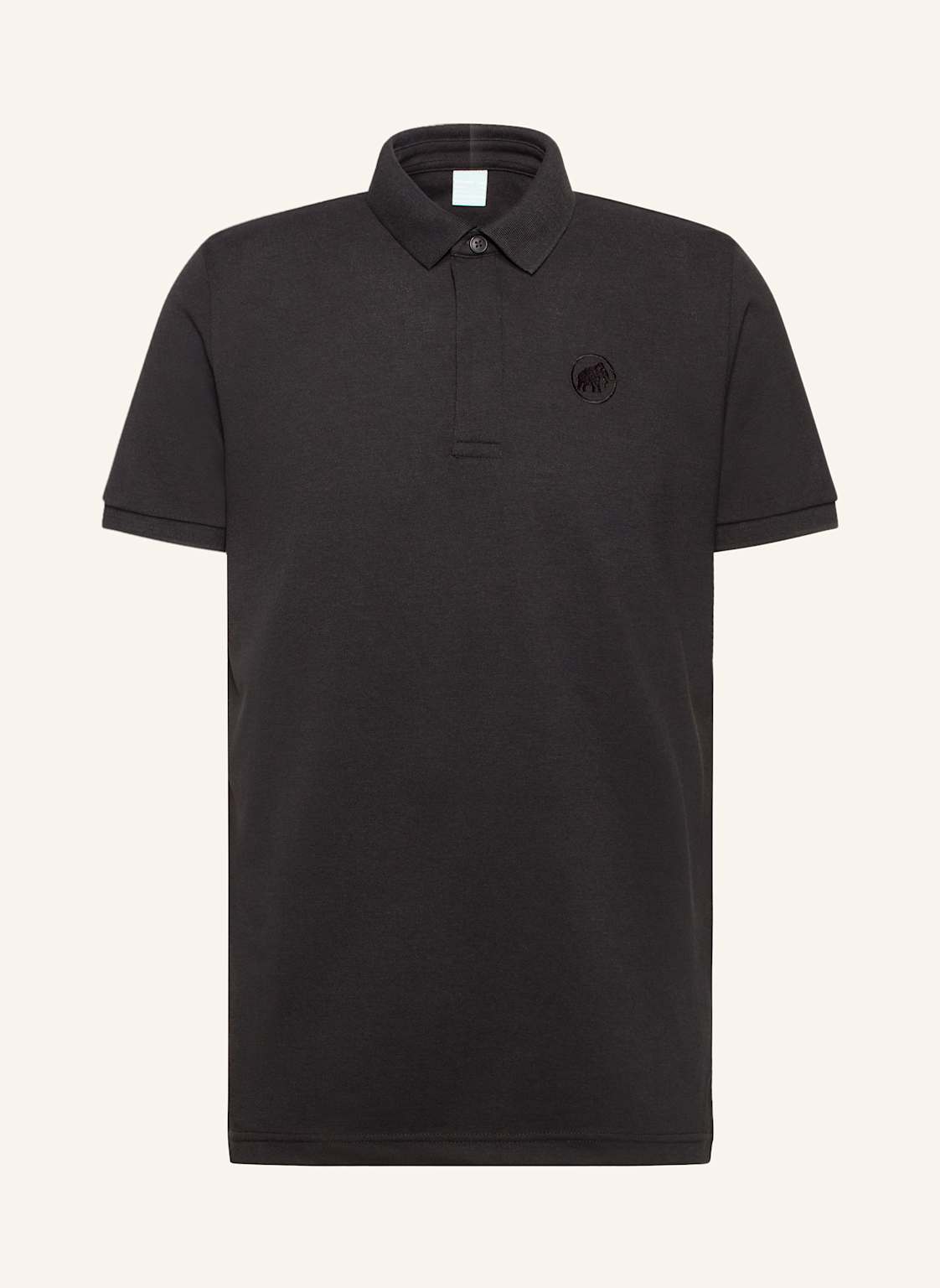 Mammut Piqué-Poloshirt schwarz von mammut