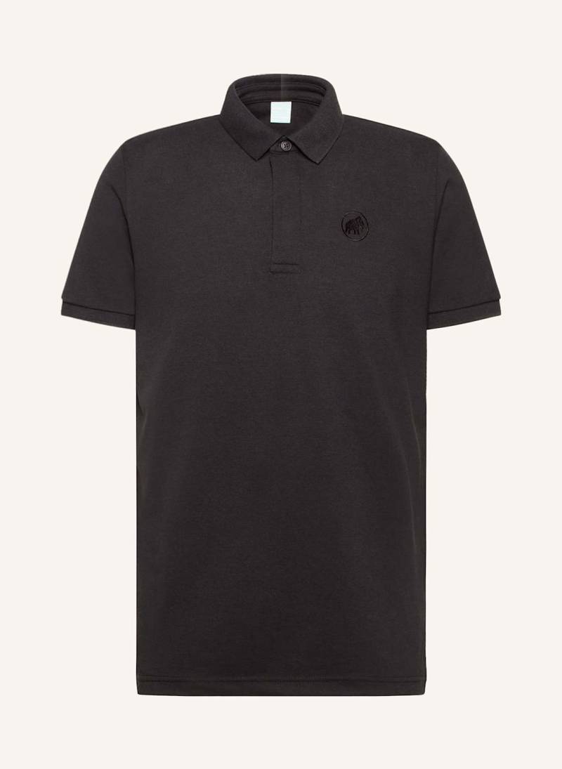 Mammut Piqué-Poloshirt schwarz von mammut