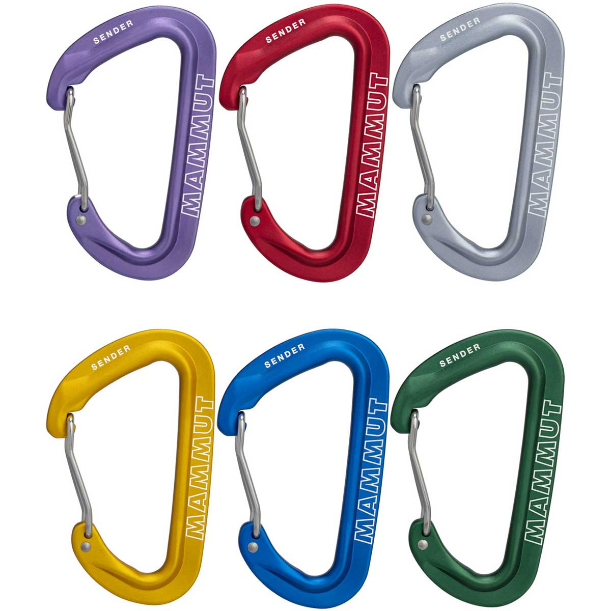 Mammut Sender Wire Karabiner 6er Pack von mammut