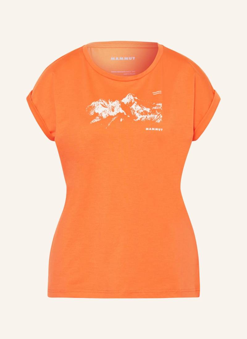 Mammut T-Shirt Mountain orange von mammut