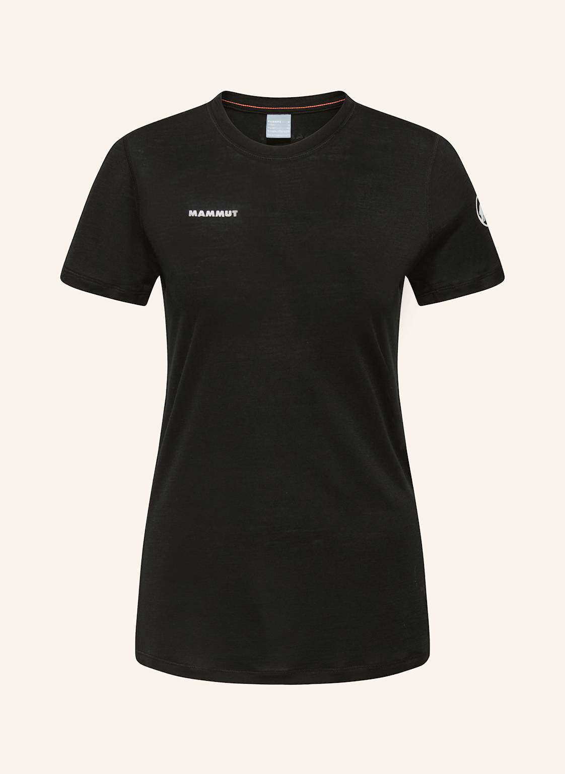 Mammut T-Shirt Tree Wool Mit Merinowolle schwarz von mammut