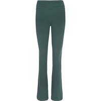 MANDALA Damen Yoga Hose Classic Rolldown dunkelgrün | L von mandala