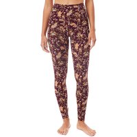 MANDALA Damen Yoga Tight Printed dunkelrot | XS von mandala