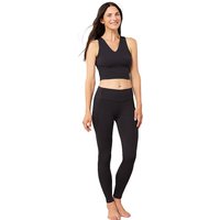 MANDALA Damen Yoga Top V-Neck schwarz | L von mandala