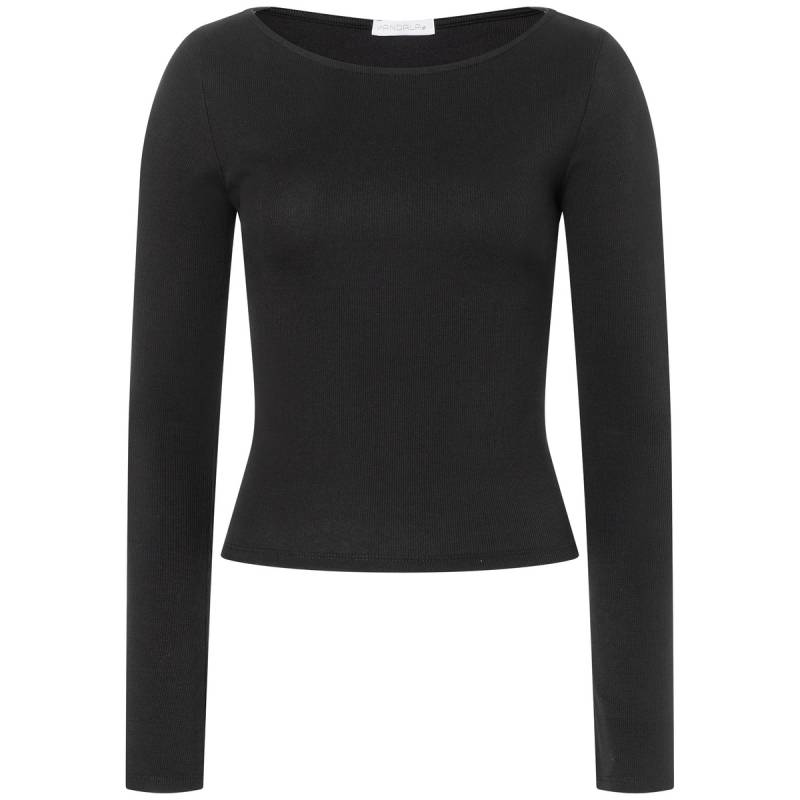 Mandala Damen Ribbed Boat Neckline Longsleeve von mandala