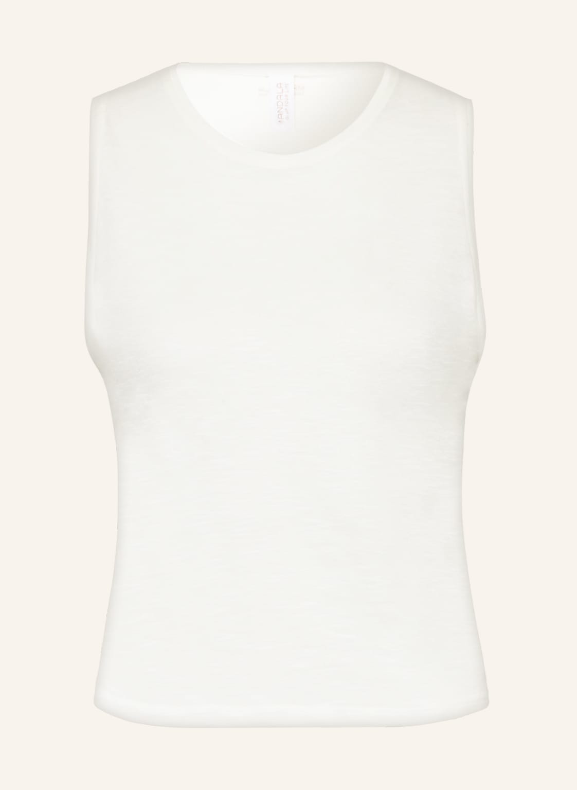 Mandala Yoga-Top Side Ruffled weiss Mandala Yoga-Top Side Ruffled weiss von mandala