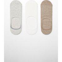 3er-Pack Baumwollsocken mit Rippmuster von mango man