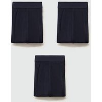 3er-Pack Blaue Boxershorts aus Baumwolle von mango man