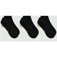 3er-Pack unifarbene Baumwollsocken von mango man