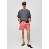 Gemusterte Badeshorts mit Kordelzug von mango man