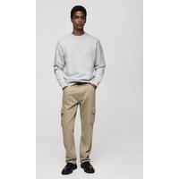 Basic-Baumwollsweatshirt von mango man