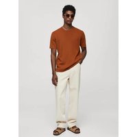 Strick-T-Shirt aus Baumwollgemisch Strick-T-Shirt aus Baumwollgemisch von mango man