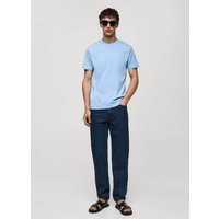 Basic-T-Shirt aus Comfort-Stretch-Baumwolle Basic-T-Shirt aus Comfort-Stretch-Baumwolle von mango man