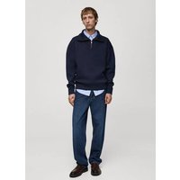 Baumwoll-Sweatshirt mit Zip-Kragen Baumwoll-Sweatshirt mit Zip-Kragen von mango man