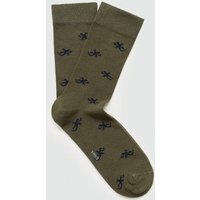 Baumwollsocken mit Animal Print von mango man