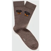 Baumwollsocken mit Hundemuster Baumwollsocken mit Hundemuster von mango man