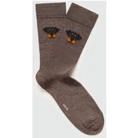 Baumwollsocken mit Hundemuster von mango man