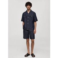 Bermudashorts aus 100 % Baumwolle mit Denim-Effekt von mango man