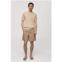 Bermudashorts aus 100 % Baumwolle mit Kordel von mango man