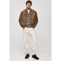 Bomberjacke mit Wildleder-Effekt Bomberjacke mit Wildleder-Effekt von mango man