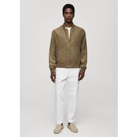 Bomberjacke mit Wildleder-Effekt Bomberjacke mit Wildleder-Effekt von mango man