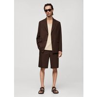 Relaxed Fit-Bermudashorts mit Abnähern von mango man