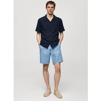 Bundfalten-Bermudashorts aus Hanf mit Lyocell von mango man