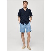 Bundfalten-Bermudashorts aus Hanf mit Lyocell Bundfalten-Bermudashorts aus Hanf mit Lyocell von mango man
