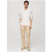 Bundfaltenhose aus Lyocell mit Baumwolle Bundfaltenhose aus Lyocell mit Baumwolle von mango man